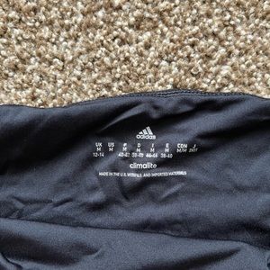 Adidas black spandex . Womens medium